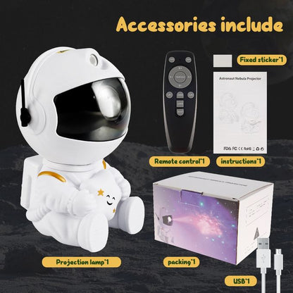 Astronaut Galaxy Projector Night Light