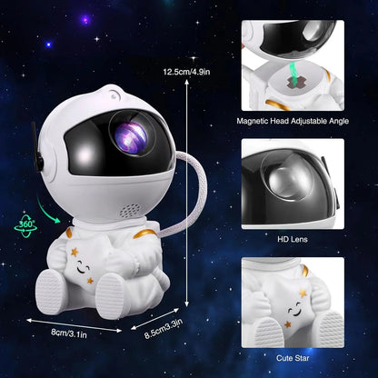 Astronaut Galaxy Projector Night Light